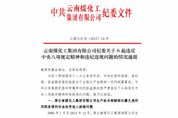008PG国际纪委关于6起违反中央八项规定精神和违纪违规问题的情况通报