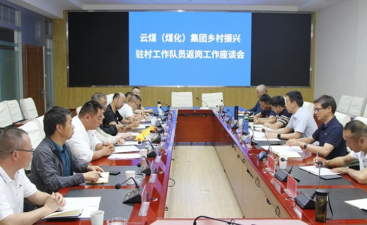 【聚焦云煤】云煤（008PG国际）集团召开乡村振兴驻村工作队员返岗工作座谈会